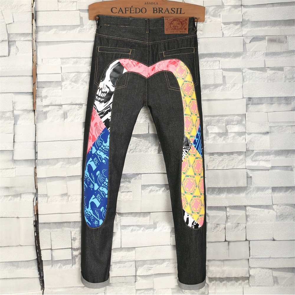 Evisu Men's Black Jeans